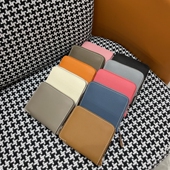 h家钱包bearn卡包Silk‘in方块零钱包手掌纹Epsom皮硬币包名片夹