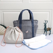 可拆卸大容量包 H家妈咪包 帆布包 牧狸人新款 沙滩包 手提包