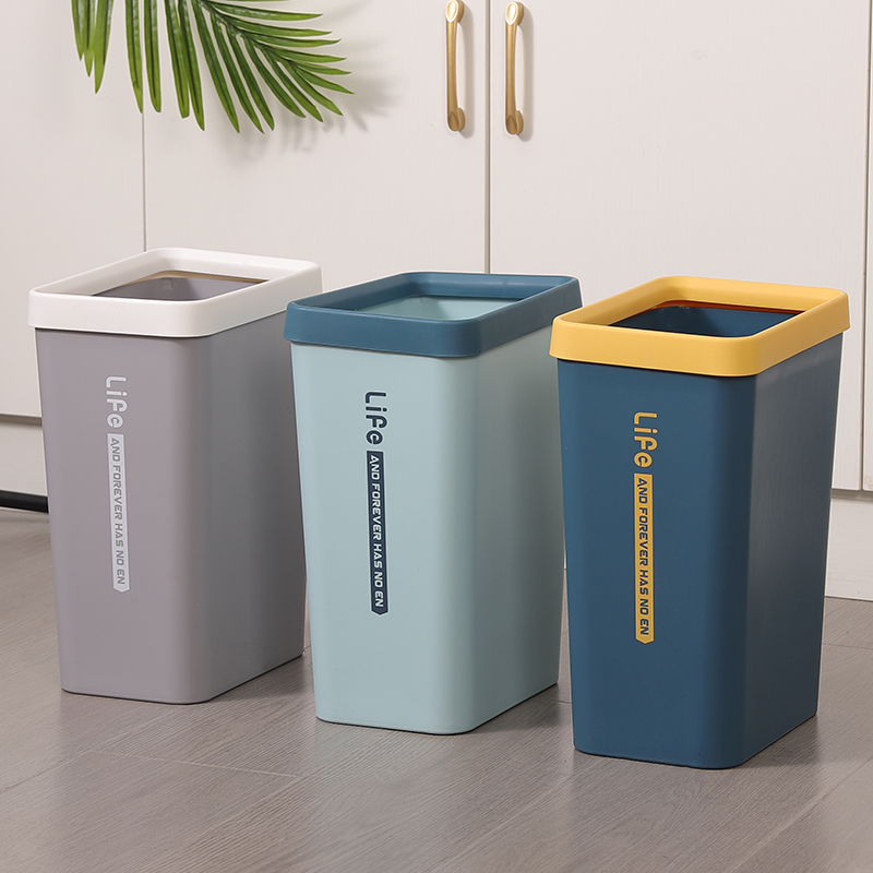 夹缝压圈垃圾桶无盖压圈垃圾篓