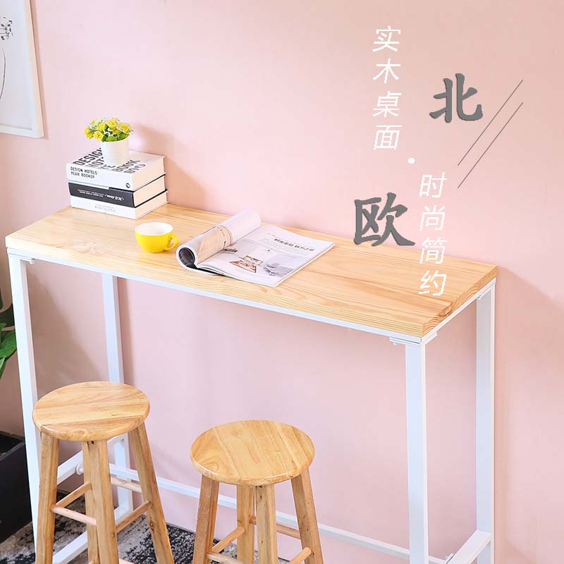 solid wood Wine Bar tables Modern minimalist Wall partition Tall tables Tea shop Northern Europe Square table householdin the Business/Office Furniture , Entertainment/Bar/KTV Furniture , Bar Desk  category - from Buy2taobao.com to provide professional Taobao agent buy service
