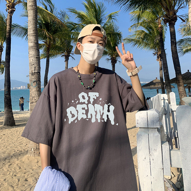 重磅有280克夏季潮牌复古潮流ins宽松短袖t恤上衣A432-T713-P25，男装T恤，电商A456（原C415）