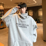 主推差价潮牌美式刺绣大连帽铁口设计卫衣浅灰外套A432-WY105，女装短外套，电商A456（原C415）