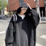 现货冬季加厚针织衫套头毛衣冬装宽松连帽外套MY03-P50特，男装针织衫/毛衣，电商A456（原C415）