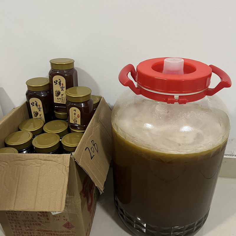 正宗土蜂蜜纯正天然农家自产自销无添加纯正野生百花蜜便携装蜂蜜
