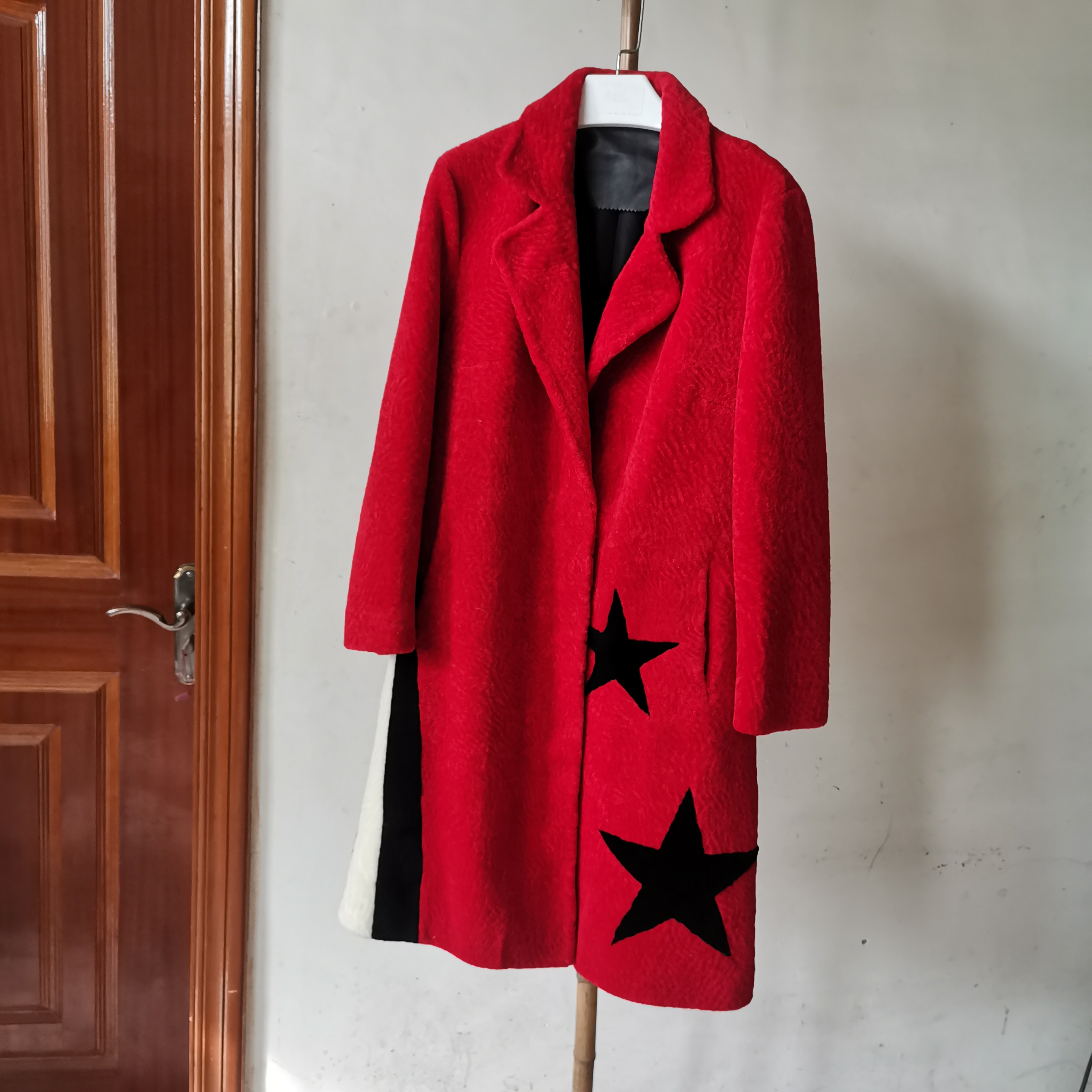 ZLN001  2025年品牌折扣新女气质时尚中老年秋冬羊毛大衣冬外套