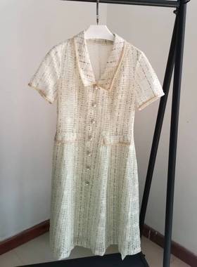 L001 2024夏季新款通勤修身收腰显瘦气质法式蕾丝连衣裙8Q220L289