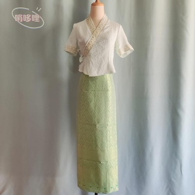 傣族服装2024新款短袖成人舞台装