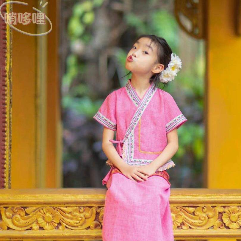 傣族服装儿童女新款泼水节服饰