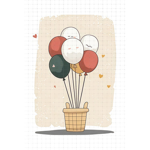 gykp2249自信高级感森系唯美小清晰贺卡空白迷你小卡片折卡可手写