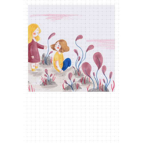 gykp2161自信高级感森系唯美小清晰贺卡空白迷你小卡片折卡可手写