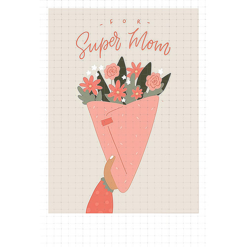 gykp5971母亲节通用卡片贺卡折卡迷你折卡小卡片空白卡片可手写