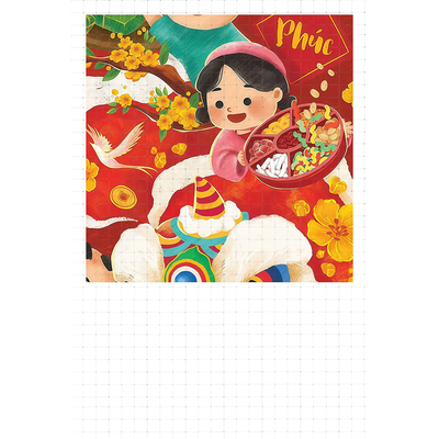 gykp5659新年通用卡片贺卡折卡迷你折卡小卡片空白创意卡片定制