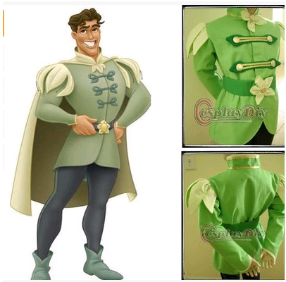 迪士尼 青蛙王子cosplay舞台演出服装 王子cos服装可定制