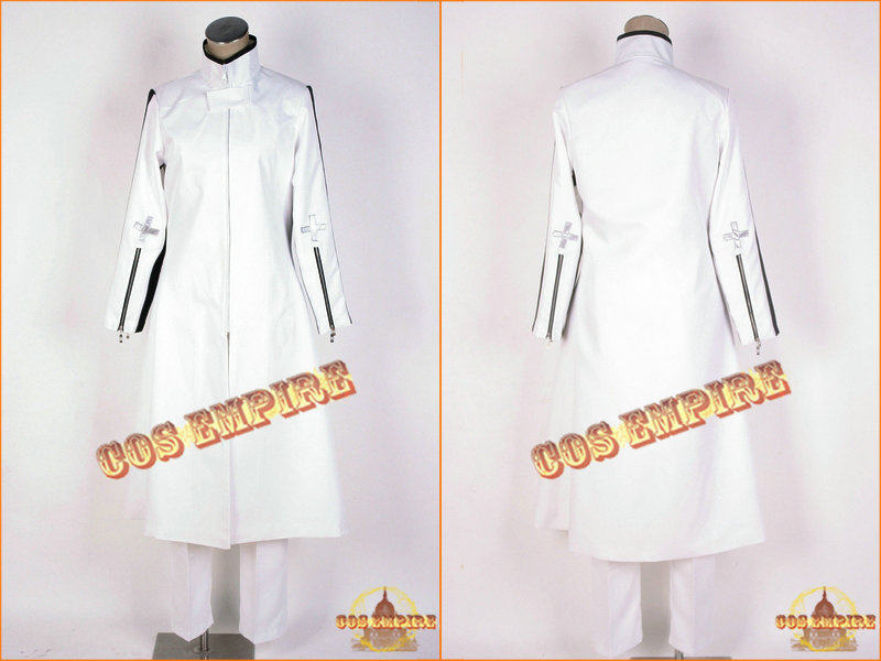 D.Gray-man 驱魔少年 25夜表纸衣装 白团服 cosplay服装男可定制