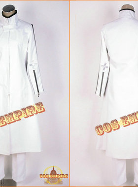 D.Gray-man 驱魔少年 25夜表纸衣装 白团服 cosplay服装男可定制