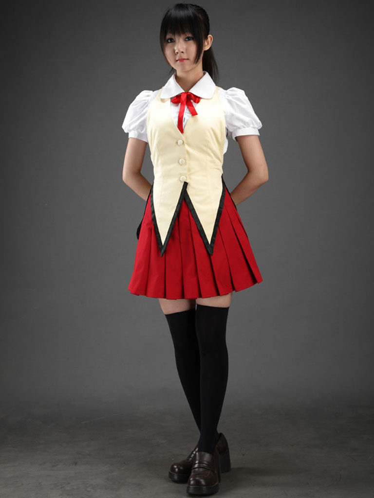 校园迷糊大王-矢神学园女装夏装校服cosplay服C服动漫现货