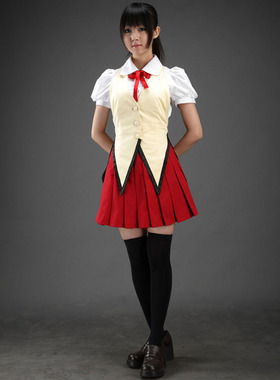 校园迷糊大王-矢神学园女装夏装校服cosplay服C服动漫现货