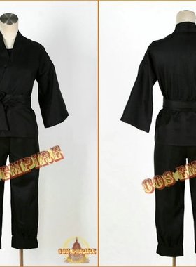 忍者乱太郎 忍者装黑色 动漫服 Cos服 cosplay