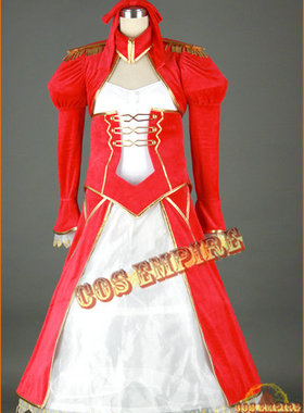 命运异章 剑士 Fate/EXTRA 吾王 saber 红礼服 Nero 尼禄 cosplay