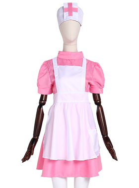佩奇乔治护士cos粉色护士装卡通动漫cosplay服全套定制包邮