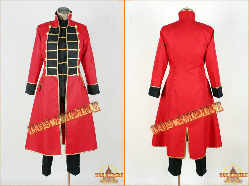 银魂 神威 偶数或奇数 红风衣 COSPLAY cos服 动漫游戏可定制日本