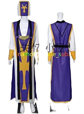 在魔王城说晚安晚安魔王城恶魔牧师雷欧纳多修道士cosplay服定制