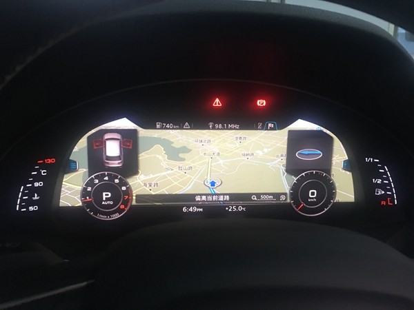 宝星汇audi奥迪原厂新款q7液晶仪表虚拟座舱