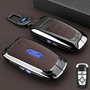 烈马F150真皮汽车包壳扣 探险者 适用2025款 福特蒙迪欧钥匙套锐界