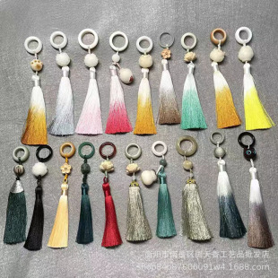 无患子手串diy配件菩提佘太翠手持跑环流苏配饰吊坠佛珠配件文艺