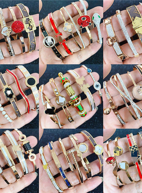 新款钛钢时尚风流行地摊货源手镯