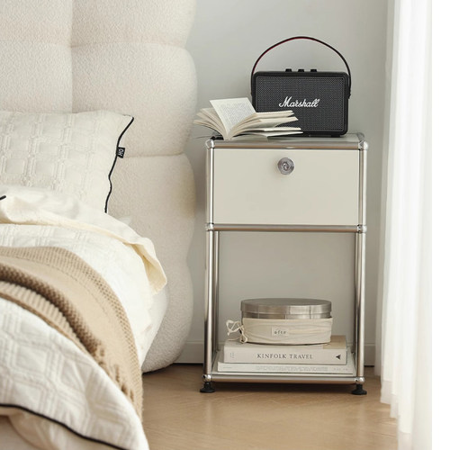 中古usm模块边柜储物不锈钢柜子