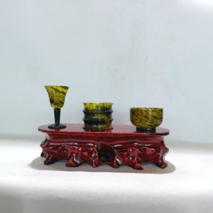 厂家直销正品甘肃酒泉夜光杯十七年实体老店静云轩琥珀玉酒杯茶杯