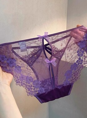 如此好看的紫色内裤！性感纯欲网纱高颜值又透气~法式氛围感拿捏~