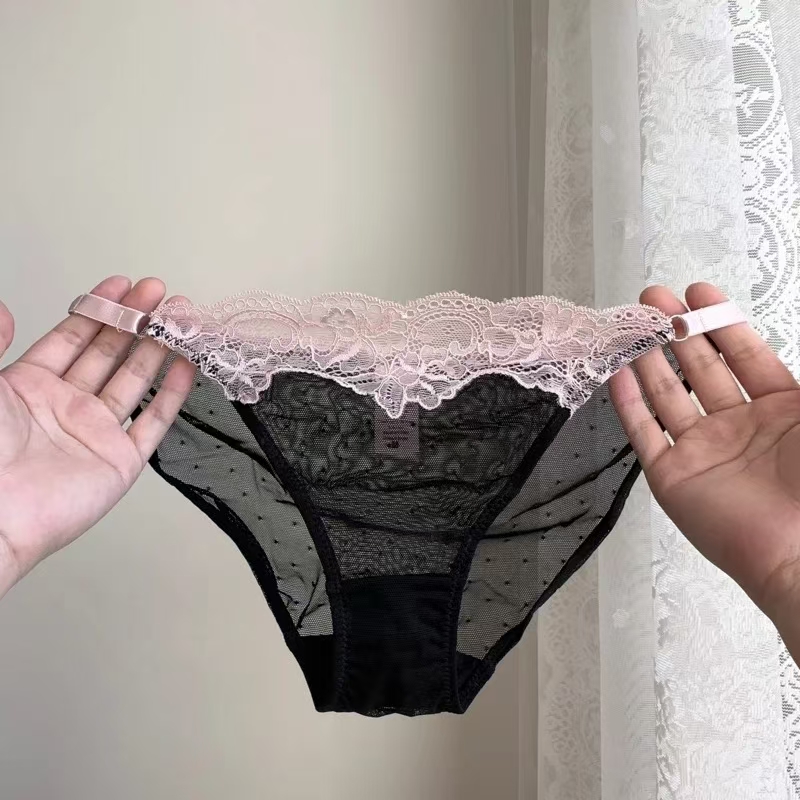 这条苦茶子也太会了！网纱蕾丝柔软透气性感内裤~潮流色彩新趋势~