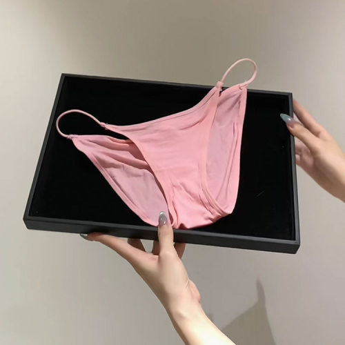 夏日快乐~ 无痕莫代尔细带内裤别太懂女生啦！纯欲性感超有情调！