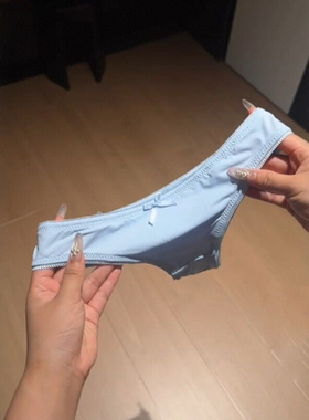 纯欲天花板的baby色系！奶fufu法式浪漫简约三角内裤女~美晕！！