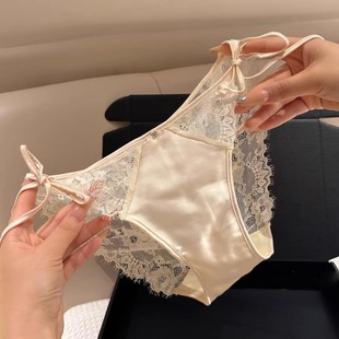 奶油香槟金内裤!仿佛闻到了富婆姐姐的味道~鎏金缎面真高贵气质~