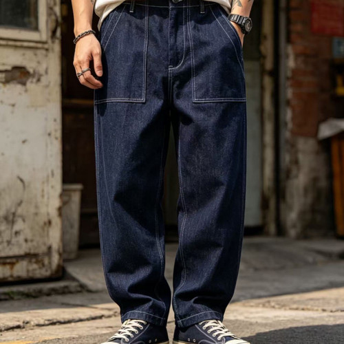 OKONKWOBakerPants原色牛仔裤107