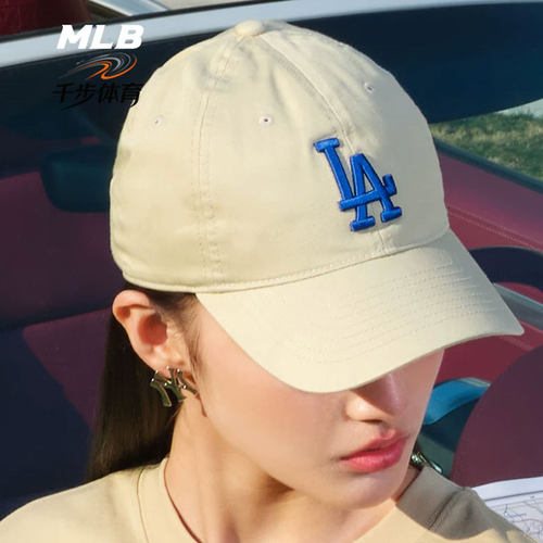 韩国MLB帽子NY洋基队男防晒春秋款大标棒球帽LA遮阳鸭舌帽女CP66