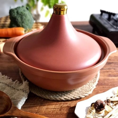 美国RFOYSBM直径30cm摩洛哥金顶塔吉锅汤锅干锅干烧大容量砂锅