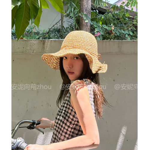 海边度假出游bi备~ins风拍照草帽