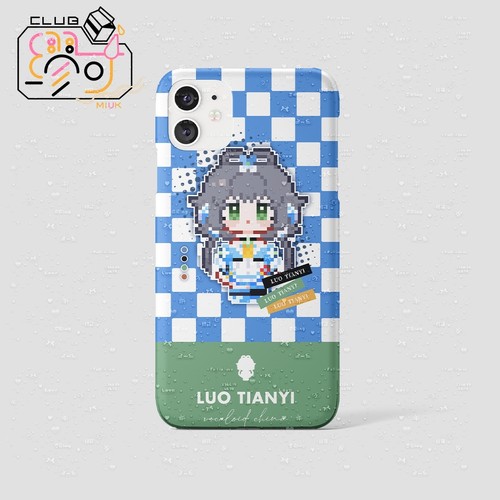 洛天依同人手机壳二次元软壳玻璃