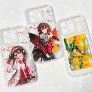 缪可/年/画师授权/Vsinger乐正绫公式服向日葵同人手机壳二次元周边软壳玻璃华为小米苹果oppoviv一加魅族星