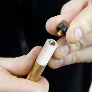 10mm 13mm小头大头杆长先角带螺丝皮头台球杆桌球杆枪头球杆修理