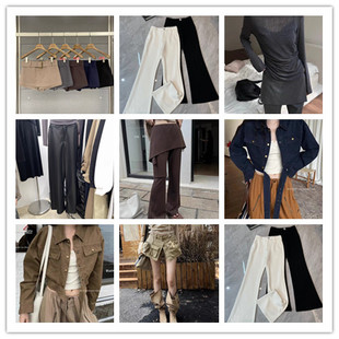 特价清仓 不退不换（退的勿拍）十三行精美女装显瘦微喇裤A字短裙