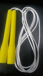 程式跳无限精品抗寒白胶绳体育跳绳儿童成人训练比赛跳绳体能训练