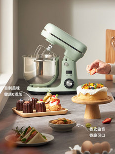 柏翠PE4633全自动多功能厨师机新款直流搅拌小型揉面和面打蛋发