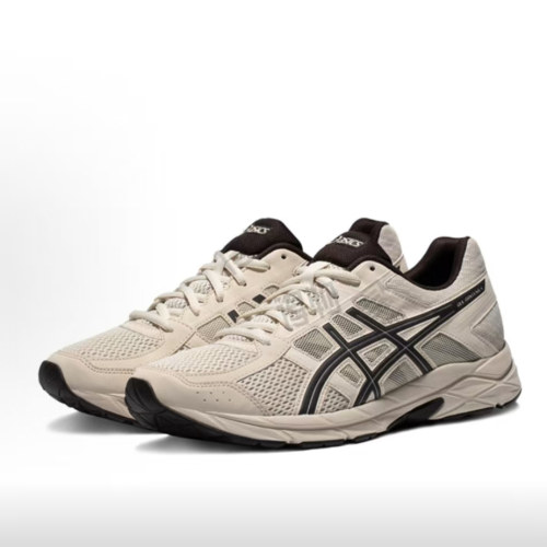 ASICS Gel-Contend 4 轻便舒适减震 低帮跑步鞋 男款 灰色 1仓