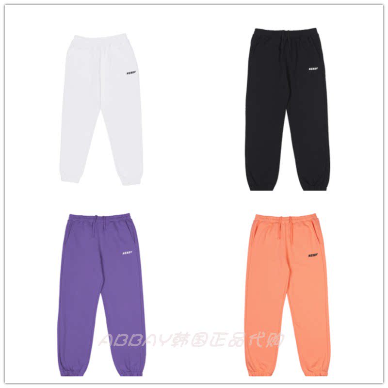 Korea purchasing Direct mail quality goods men and women NERDY motion sweatpants  leisure time trousers Basic Logoin the Men's clothing, Casual pants  category - from Buy2taobao.com to provide professional Taobao agent buy service