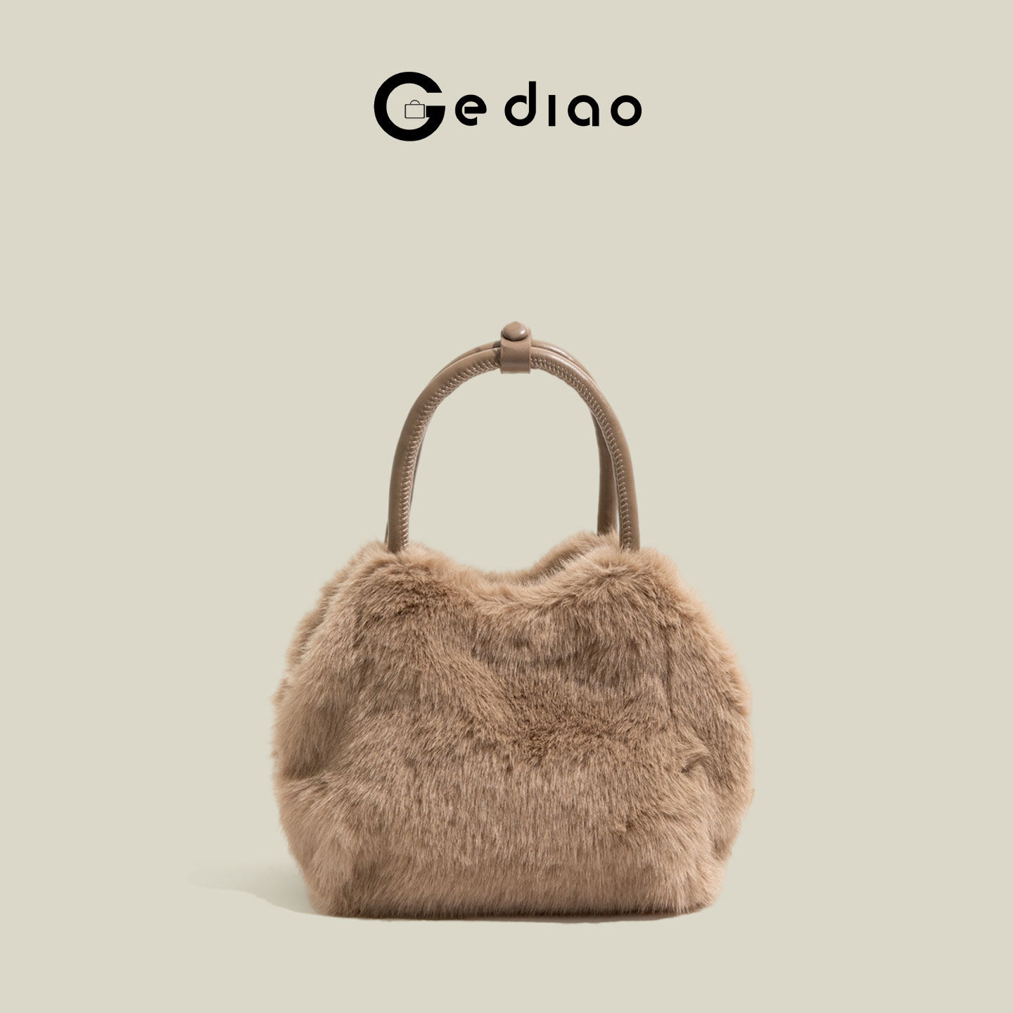 格调studio韩系纯色毛茸茸女包2025秋冬腋下毛毛包慵懒单肩斜挎包,箱包皮具/热销女包/男包,小方包,淘宝优惠券,粉丝福利购,淘宝优惠卷